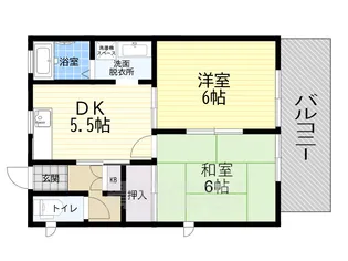 カーサオクムラ【2階】の間取り