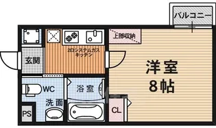 アークリード五条堀川【3階】の間取り