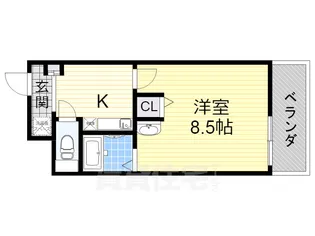 サンクリエート草津【5C号室】の間取り