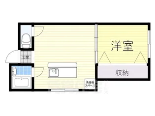 ハイツCABIN【4階】の間取り