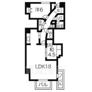 カ・ドーロ ムロガ【5階】の間取り