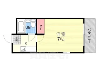 ウエストヒルタカツカ【2階】の間取り