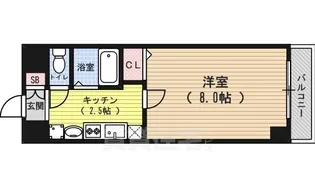 ロイヤルシティ西大路【11階】の間取り