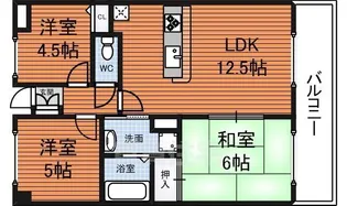 シティホームズ新大宮駅前【2階】の間取り