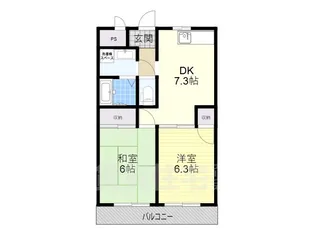 サン・エコー高美【3階】の間取り