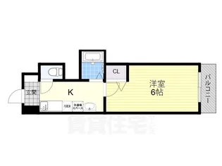大阪府吹田市円山町【マンション】の間取り