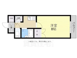 グレースヴィラ園田3【3階】の間取り