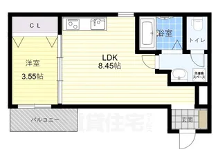 F+style藤井寺道明寺2号館【2階】の間取り
