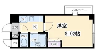 京都府京都市南区八条町【マンション】の間取り