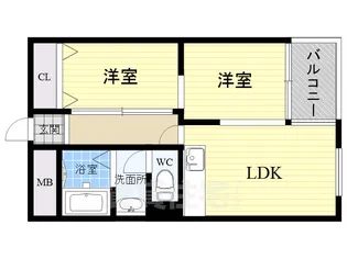 シティハイツ沢之町公園【4階】の間取り