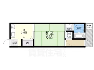 大阪府大阪市東住吉区今川4丁目【一戸建】の間取り