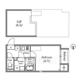 Grand Maison Matsuyoshiworld【1階】の間取り
