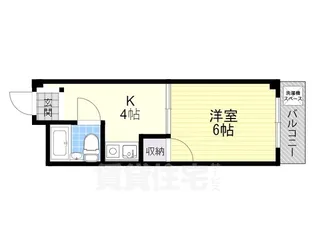 アドバンスコート服部【4階】の間取り