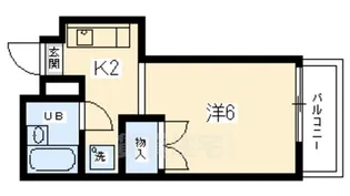 シャンボール今出川【805号室】の間取り