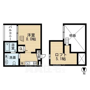 プルミエール【2階】の間取り