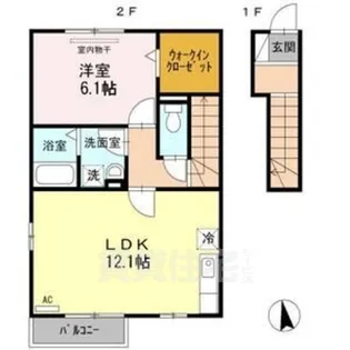 オンディーヌ【2階】の間取り