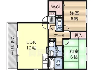 ボナール B棟【1階】の間取り
