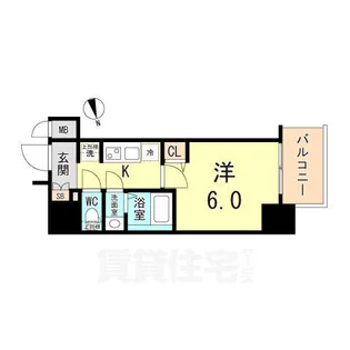 ファステート尼崎クロノス【4階】の間取り