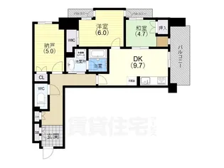 神戸元町山手ヴィアージュ【8階】の間取り