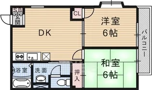 EXCELコーポ【1階】の間取り