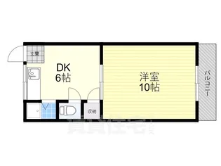原荘苑【2階】の間取り