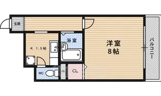 ベレヴュー鴨川【2階】の間取り