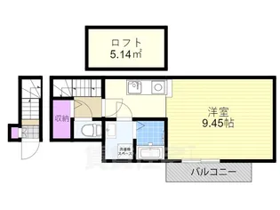 ラ・シャンテ【2階】の間取り
