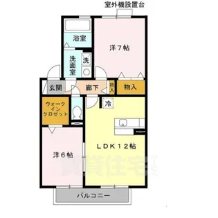 ヴェルジェ3【2階】の間取り
