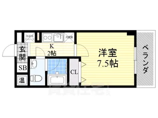 BRVEGHEL【3階】の間取り