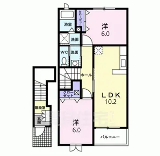 ガーデンハウス タカ【2階】の間取り