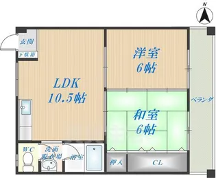 メゾントモイ【3階】の間取り