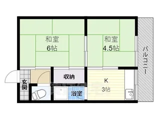阪南ジャンボハイツ【139号室】の間取り