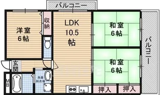アネックス津和弐番館【4階】の間取り