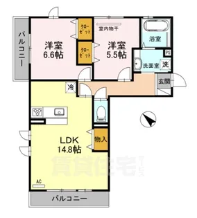 Ott's和1【3階】の間取り