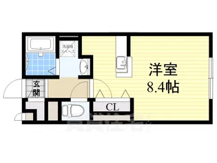 ワン トゥリー ヒル【1階】の間取り