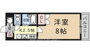 滋賀県草津市矢倉2丁目【マンション】の間取り