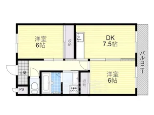 ベルパーク北山田【3階】の間取り