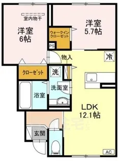 プティ・パレ【1階】の間取り