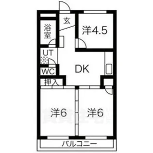 島田プラザ【2階】の間取り