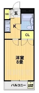 エクセレント丸太町【2階】の間取り