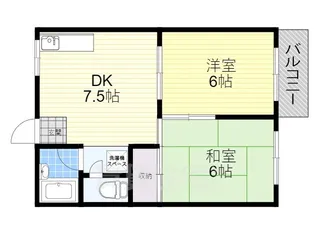 サンライフ堺【2階】の間取り