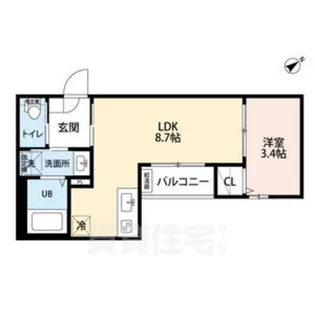 ROBOT HOUSE 守山B棟【1階】の間取り