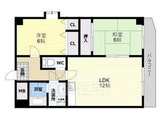 シャルマンシェソワ【3階】の間取り