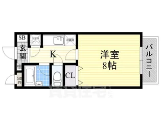 ヒルサイドテラス【1階】の間取り