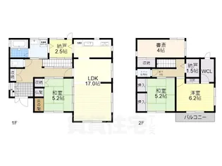 滋賀県守山市伊勢町【一戸建】の間取り