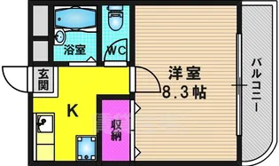 ハウスリーク381【3階】の間取り