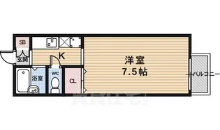 パルティールN棟【1階】の間取り
