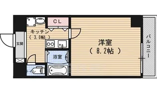 ミルフローラSK二条【6階】の間取り