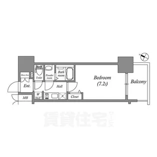 アドバンス名古屋モクシー【4階】の間取り