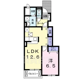 ピアット八事【1階】の間取り
